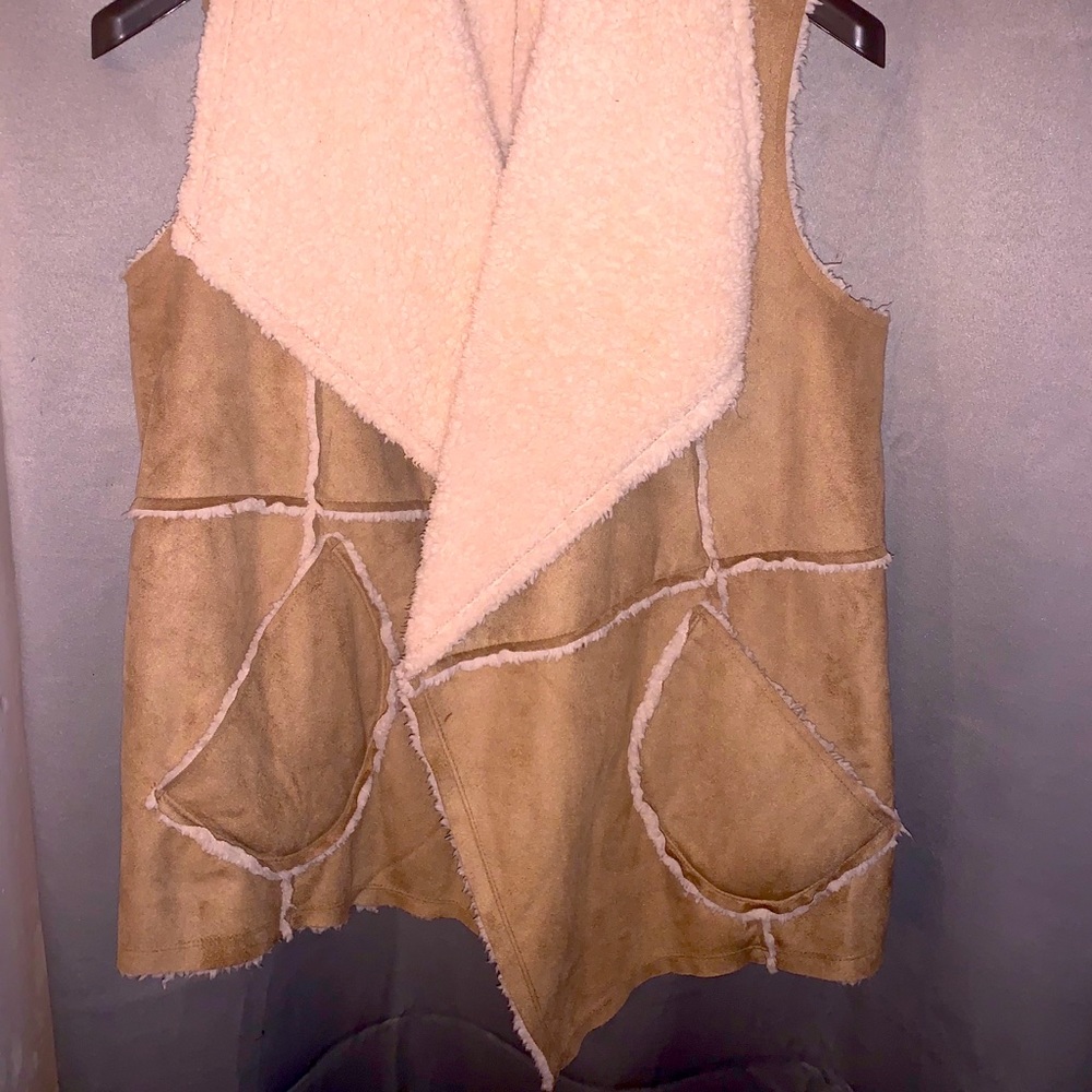 soft fuzzy vest